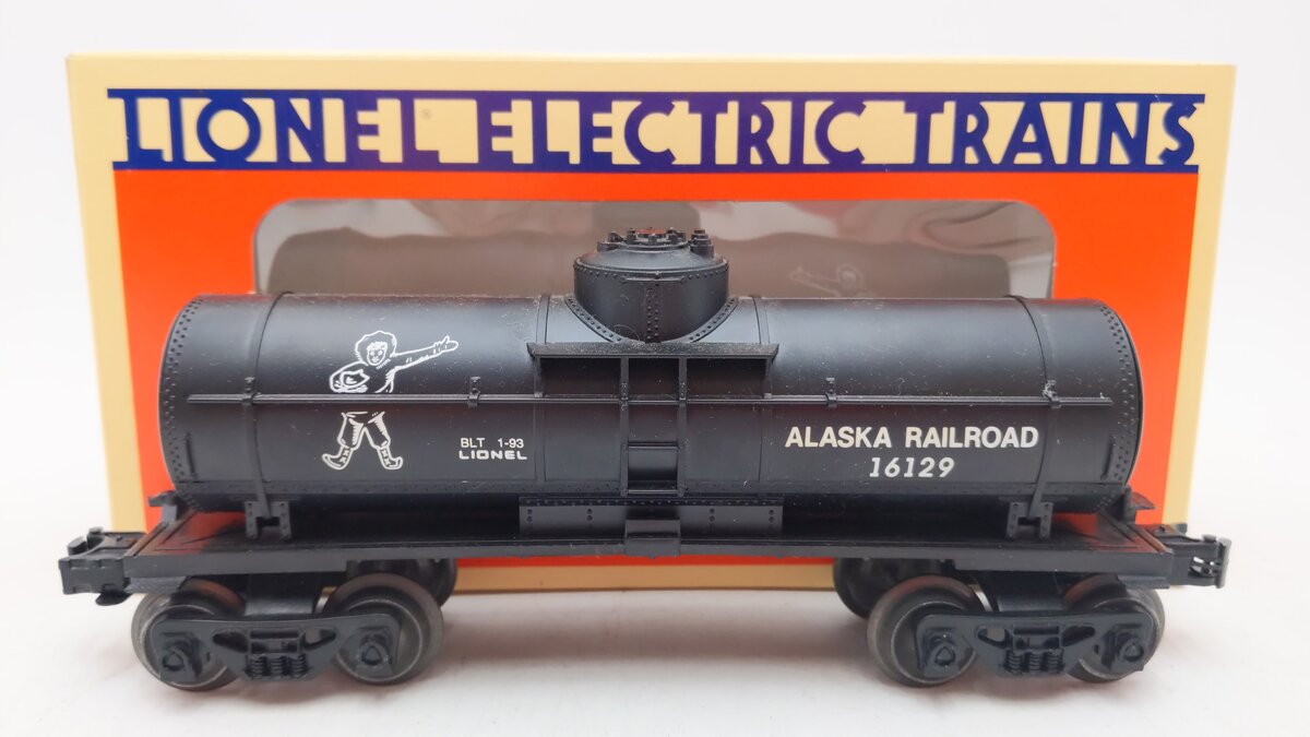 Lionel 6-16129 O Gauge Alaska Railroad Single Dome Tank Car EX/Box
