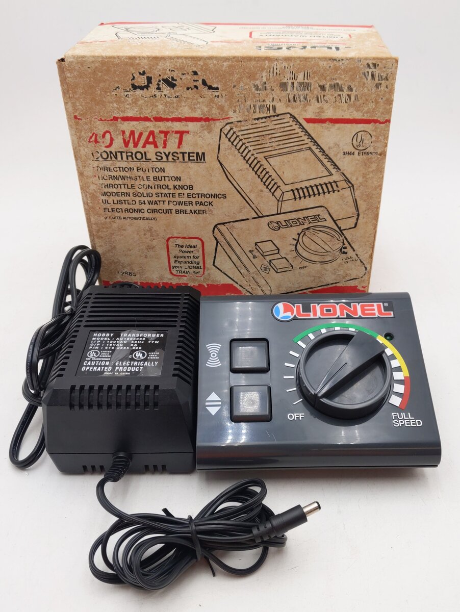 Lionel 6-12885 O Gauge 40W 3-Amp Power and Control System EX/Box