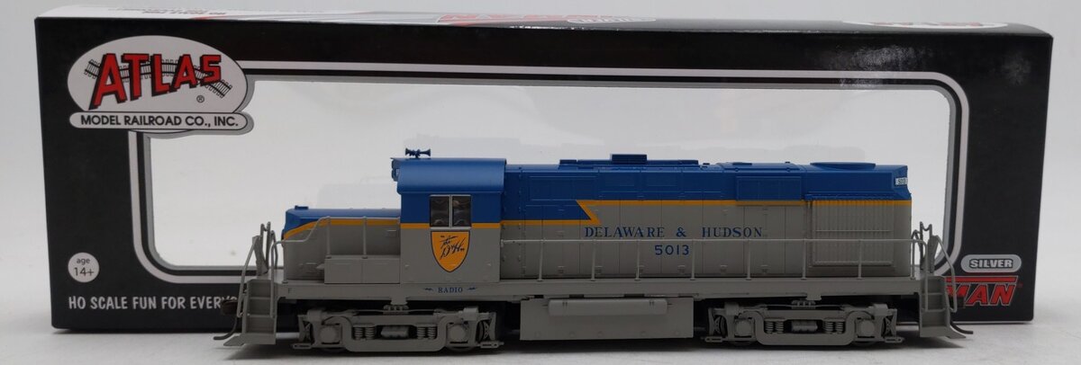 Atlas 10004366 HO Delaware & Hudson Silver RS-32/36 Diesel Locomotive #5013 LN/Box