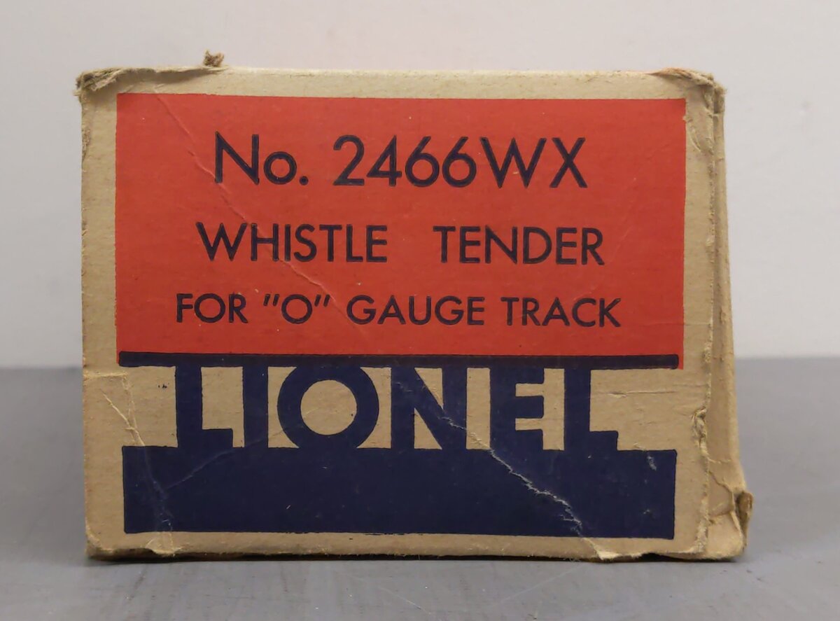 Lionel Vintage O Steam Locomotive & Tenders: 2046W, 6466WX, 242 [4] VG