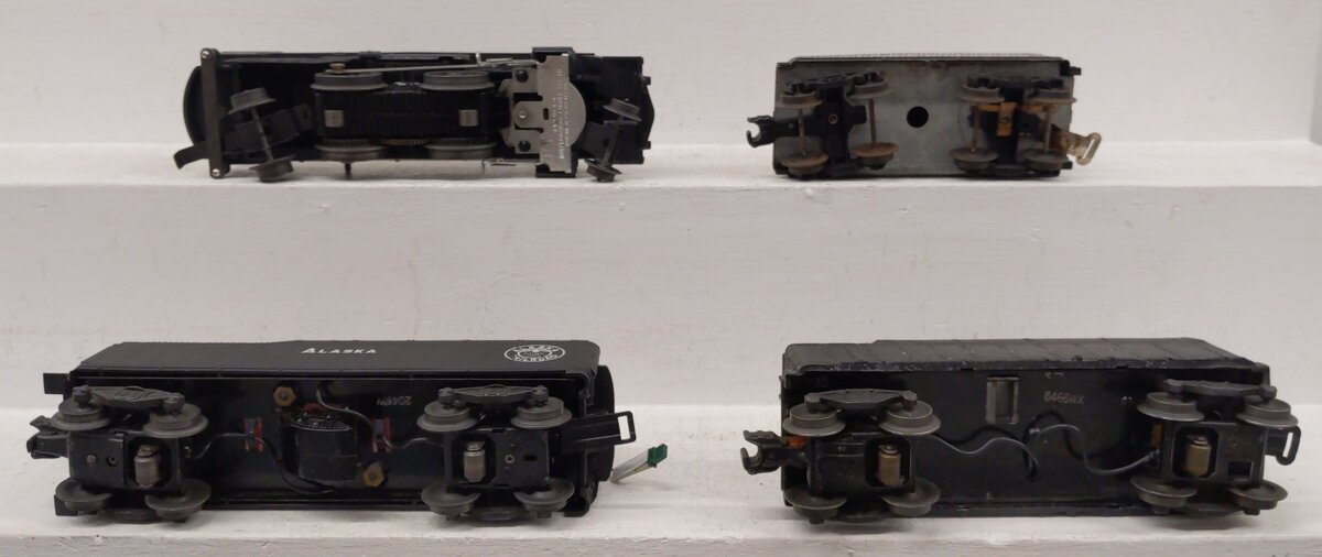 Lionel Vintage O Steam Locomotive & Tenders: 2046W, 6466WX, 242 [4] VG