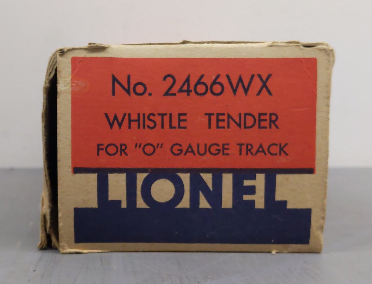 Lionel Vintage O Steam Locomotive & Tenders: 2046W, 6466WX, 242 [4] VG