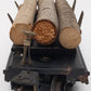 Lionel 3811 Vintage O Gauge Prewar Operating Lumber Dump Car VG