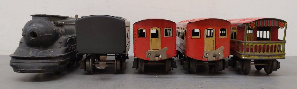 Lionel 1074 Vintage O Torpedo Train Set: 1688, 1689, 1690, 1690, 1691 [5] VG