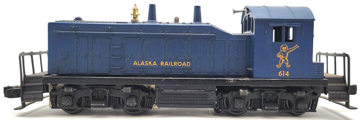Lionel 614 Vintage O Alaska Railroad EMD NW-2 Diesel Switcher VG