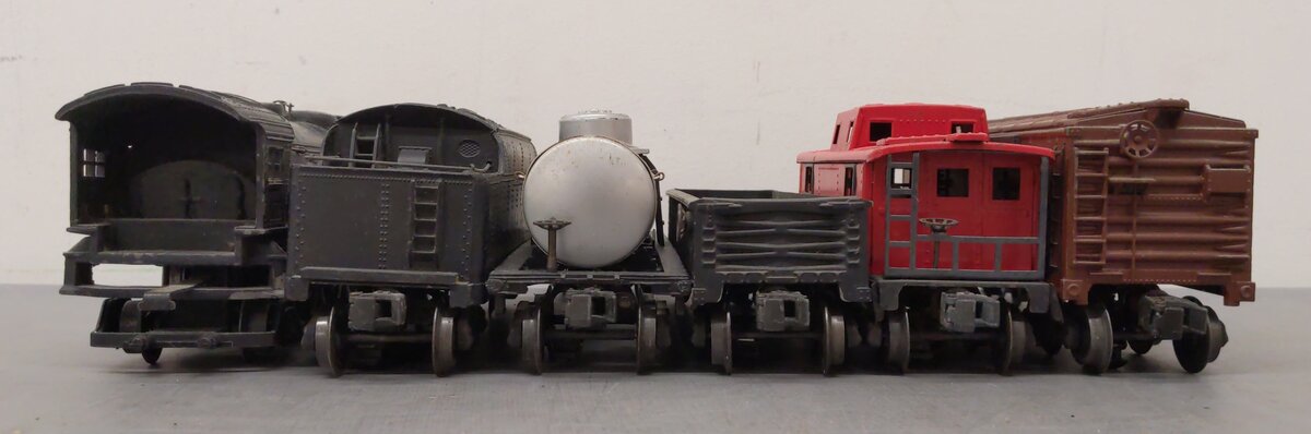 Lionel Vintage O 463W Steam Freight Set: 224, 2466W, 2555, 2452, 2457, 2458 [6] VG