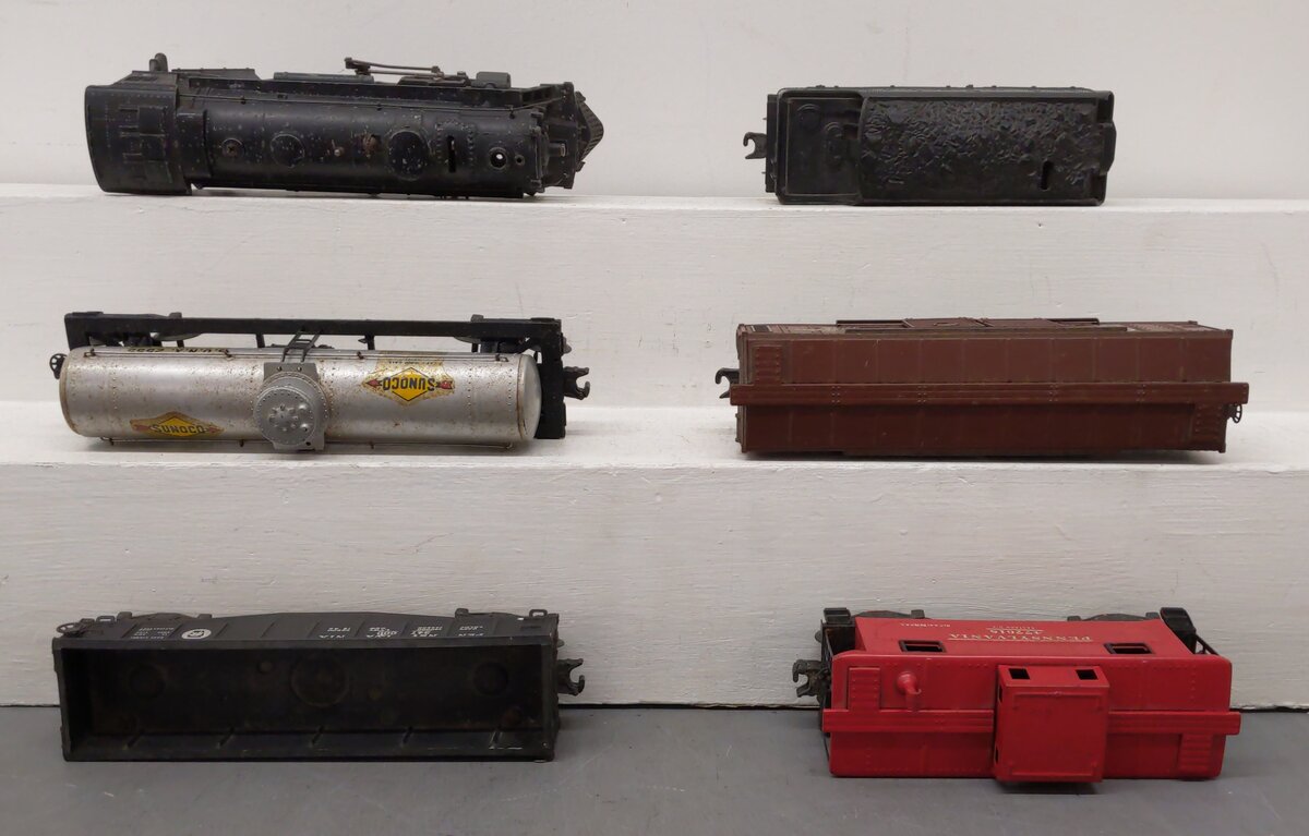 Lionel Vintage O 463W Steam Freight Set: 224, 2466W, 2555, 2452, 2457, 2458 [6] VG