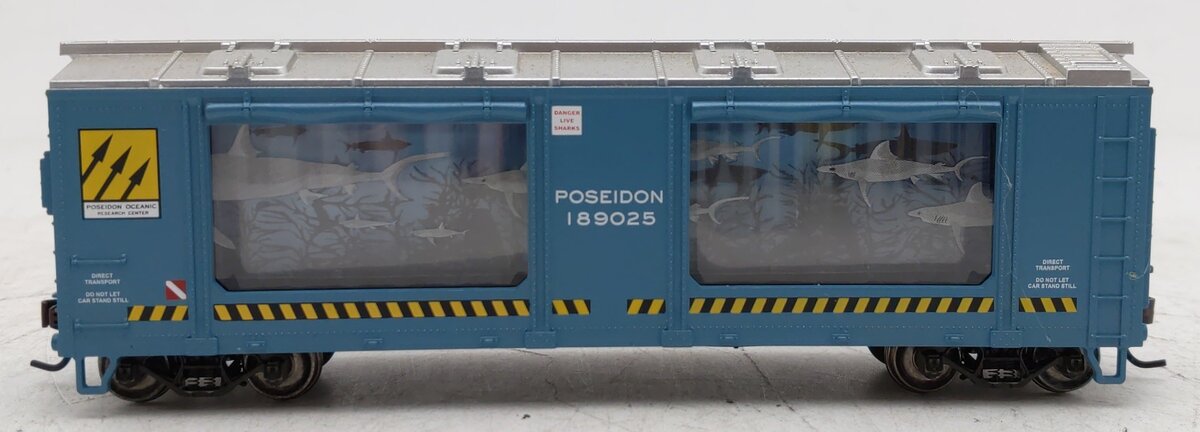 MTH 81-99007 HO Scale Poseidon Shark Operating Action Car #189025 EX