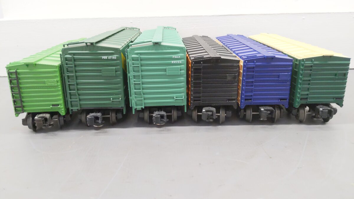 O Gauge Assorted Freight Cars [6] LN