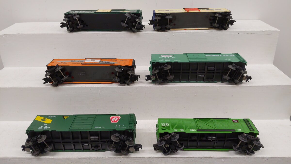 O Gauge Assorted Freight Cars [6] LN