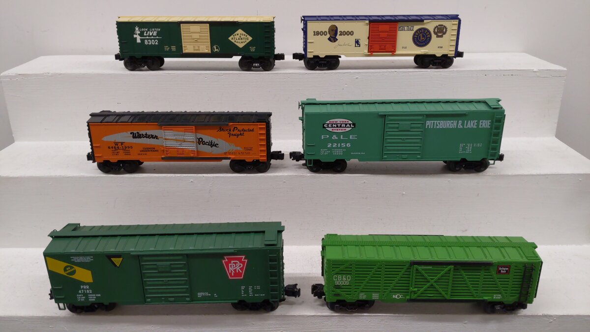 O Gauge Assorted Freight Cars [6] LN