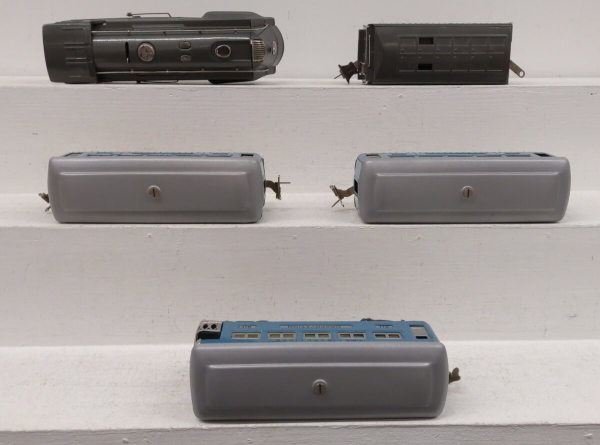 Lionel 6500E Vintage O Steam Passenger Set: 265E, 265W, 609, 609, 611 [5] VG
