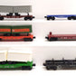 Lionel O Gauge Assorted Freight Cars: 9121, 16604, 9026, 9122, 9282, 9120 [6] EX