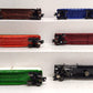 Lionel O Gauge Assorted Freight Cars: 9121, 16604, 9026, 9122, 9282, 9120 [6] EX