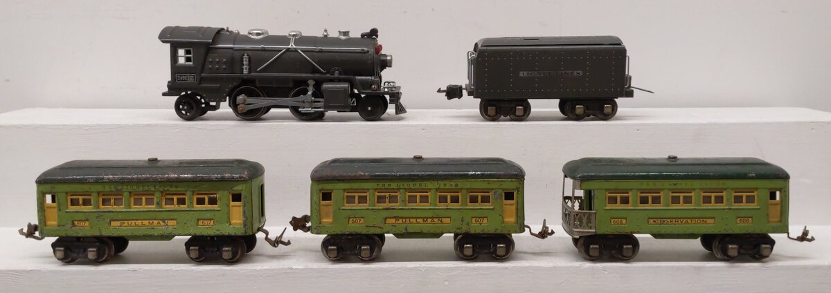 Lionel 294W Vintage Prewar Lionel Steam Passenger Outfit (1936 Set) VG