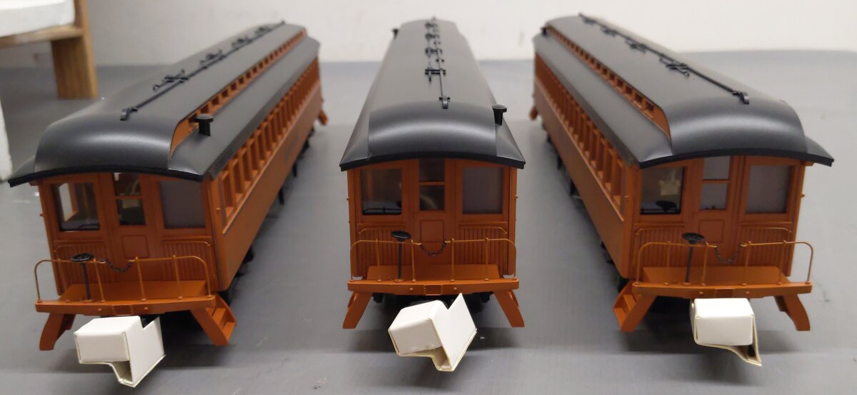 MTH 20-62031 New York Central 64' Woodsided Passenger Car Set LN/Box