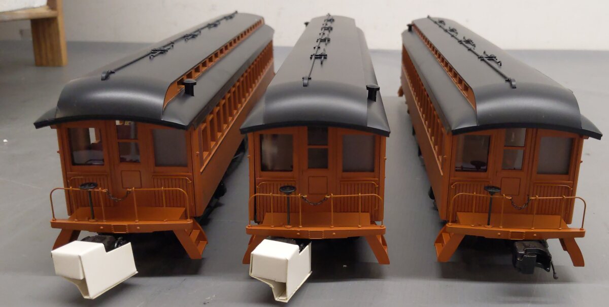 MTH 20-62031 New York Central 64' Woodsided Passenger Car Set LN/Box