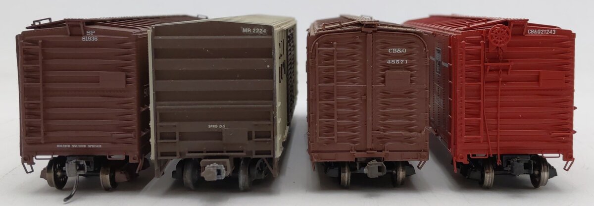 Proto 2000/Other HO Scale Box Cars #81936,48571,2224,21243 [4] VG