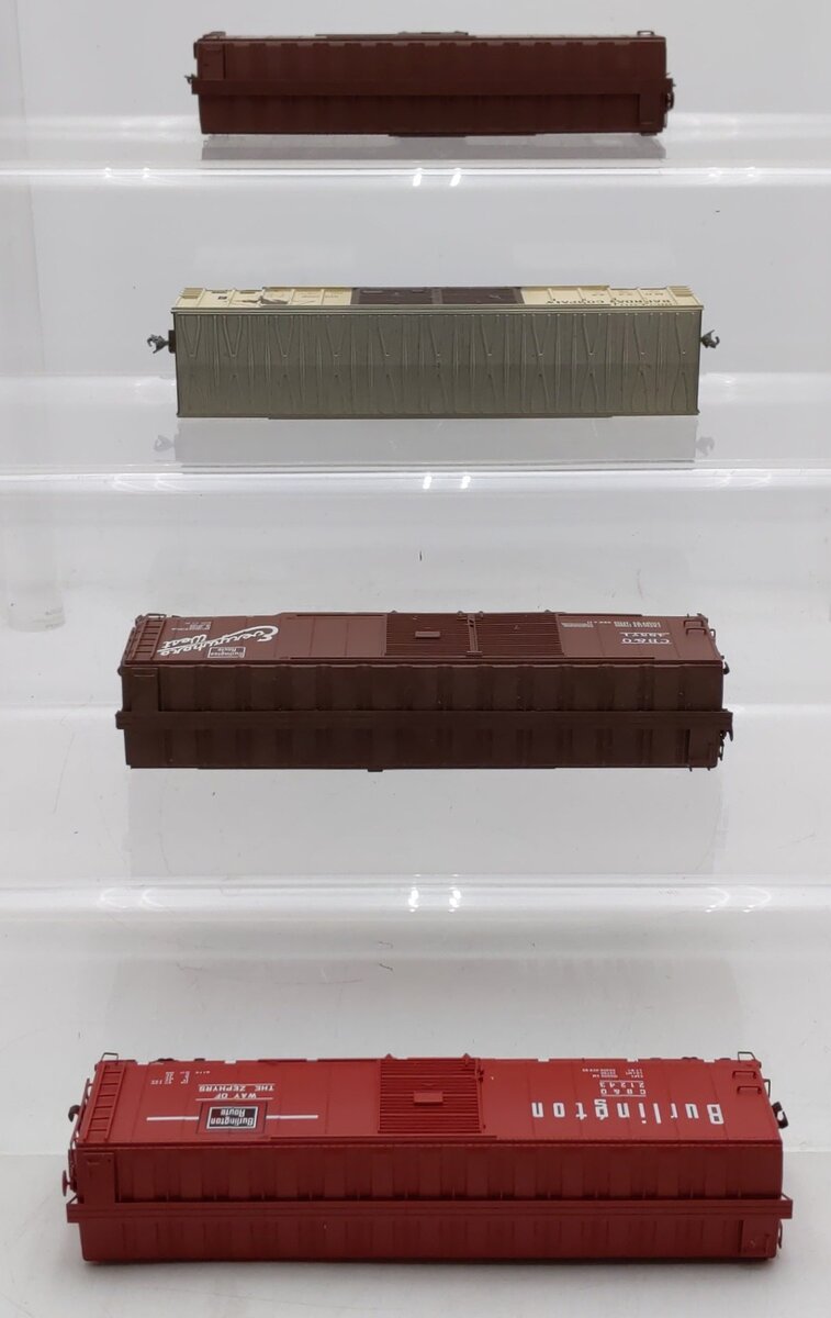 Proto 2000/Other HO Scale Box Cars #81936,48571,2224,21243 [4] VG
