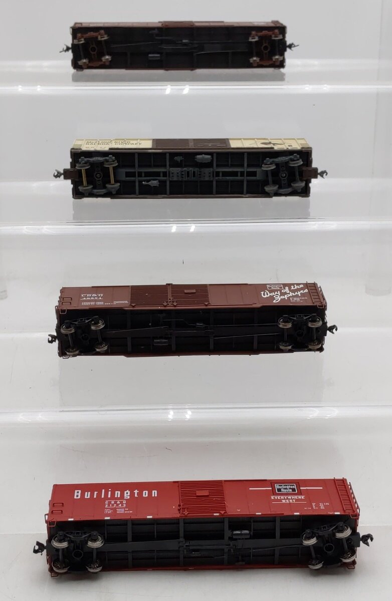 Proto 2000/Other HO Scale Box Cars #81936,48571,2224,21243 [4] VG