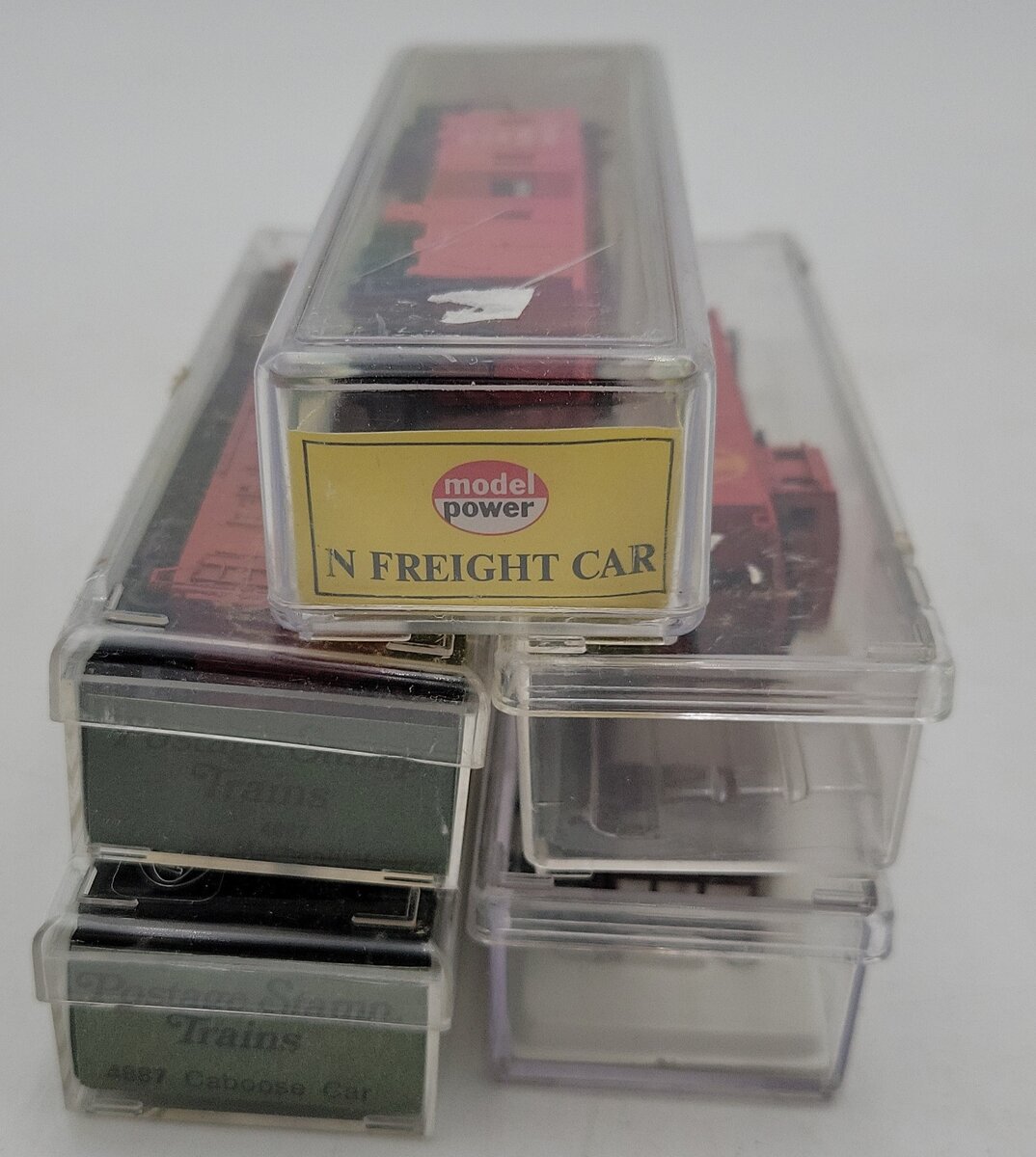 Model Power, Atlas, & Aurora N Scale Assorted Freight Cars [5] EX/Box