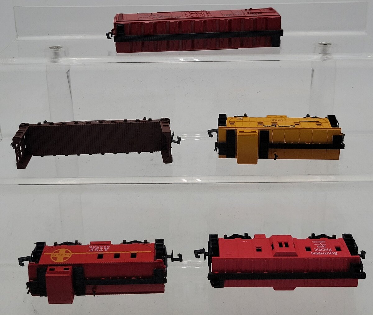 Model Power, Atlas, & Aurora N Scale Assorted Freight Cars [5] EX/Box
