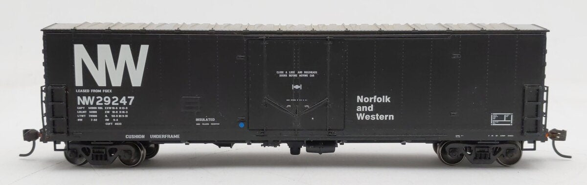 Athearn 91266 HO Scale N&W 50' Plug Door Youngstown Boxcar #29247 EX