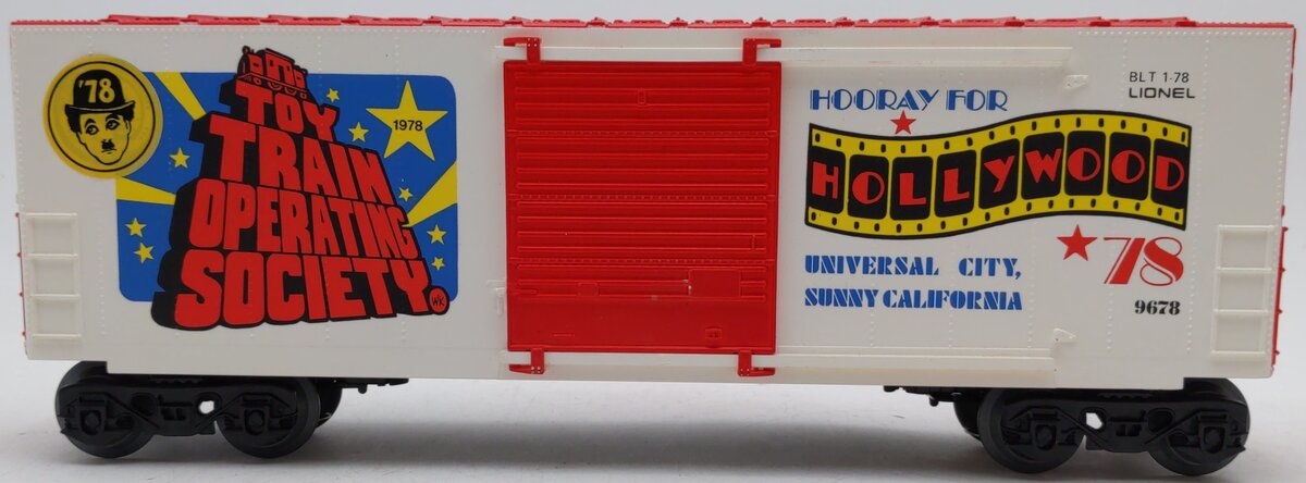 Lionel 6-9678 O Gauge TTOS 1978 Hollywood Hi-Cube Boxcar EX/Box