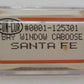 Con-Cor 0001-125301 N Scale Santa Fe Bay Window Caboose LN/Box