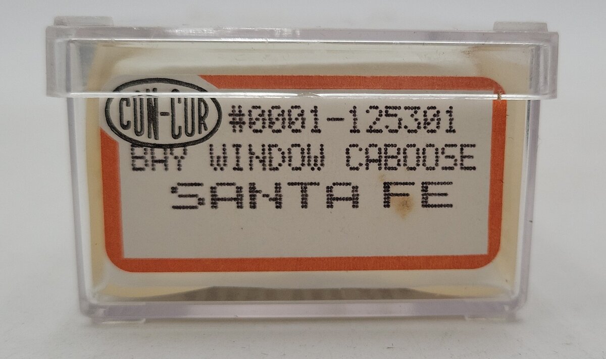 Con-Cor 0001-125301 N Scale Santa Fe Bay Window Caboose LN/Box