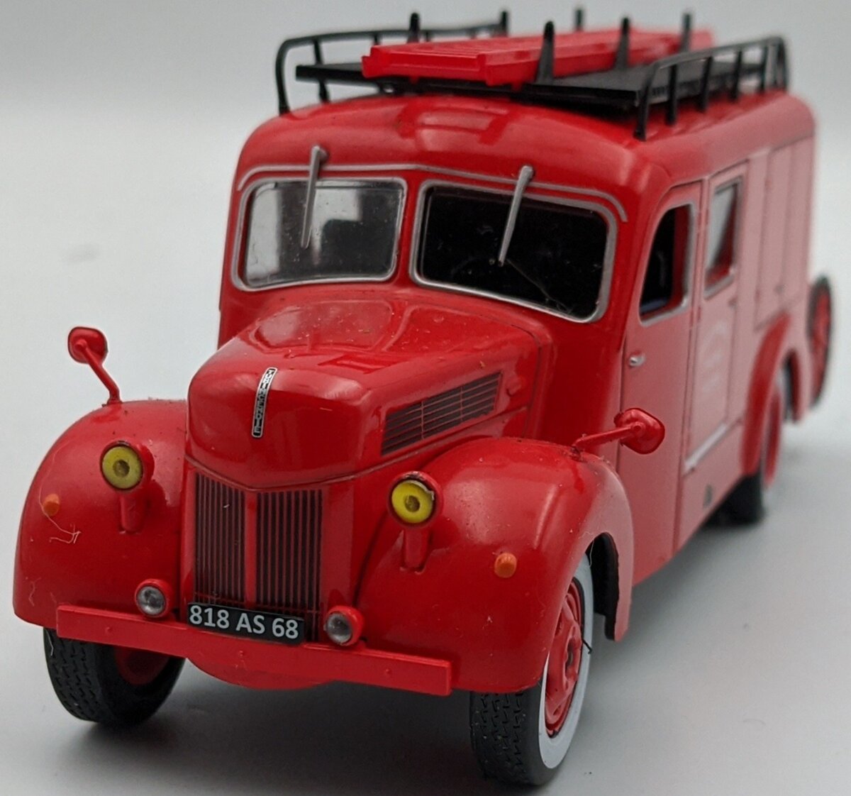 IXO Models 1:43 1947 Ford FIN Tubincendie F798T Fire Truck