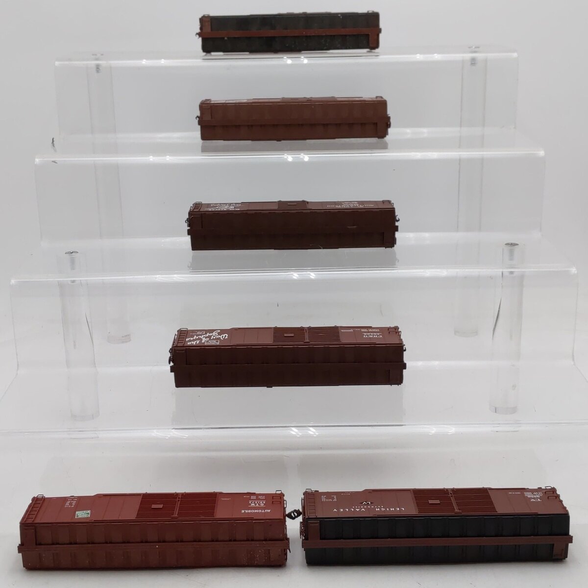 Proto 2000 HO Scale Box Cars #591572,48571,20064,48585,8556,8538 [6] VG