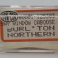 Con-Cor 0001-125303 N Scale Burlington Northern Bay Window Caboose #1741 LN/Box