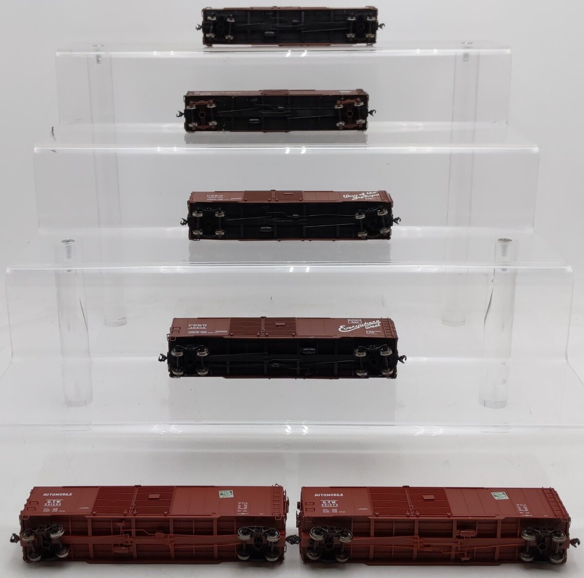 Proto 2000 HO Scale Box Cars #48585,48508,48552,81768,591572,591592 [6] VG