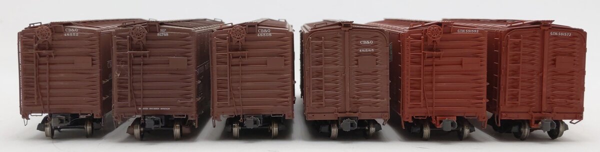 Proto 2000 HO Scale Box Cars #48585,48508,48552,81768,591572,591592 [6] VG
