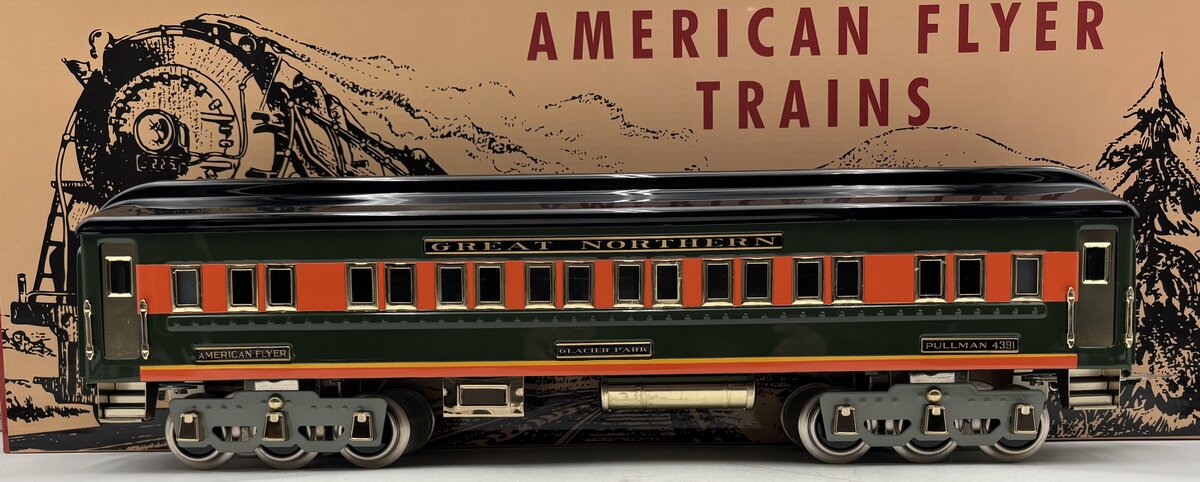 Lionel 11-4011B Std. Gauge Great Northern Presidential Coach Car #4391 LN/Box