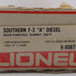 Lionel 6-8567 O Gauge Southern F3 A Non-Powered Diesel Locomotive VG/Box