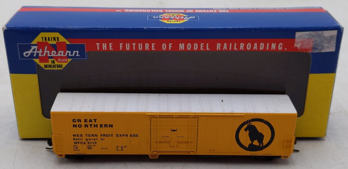 Athearn 11124 N Great Northern 57' Mechanical Reefer #9113 EX/Box