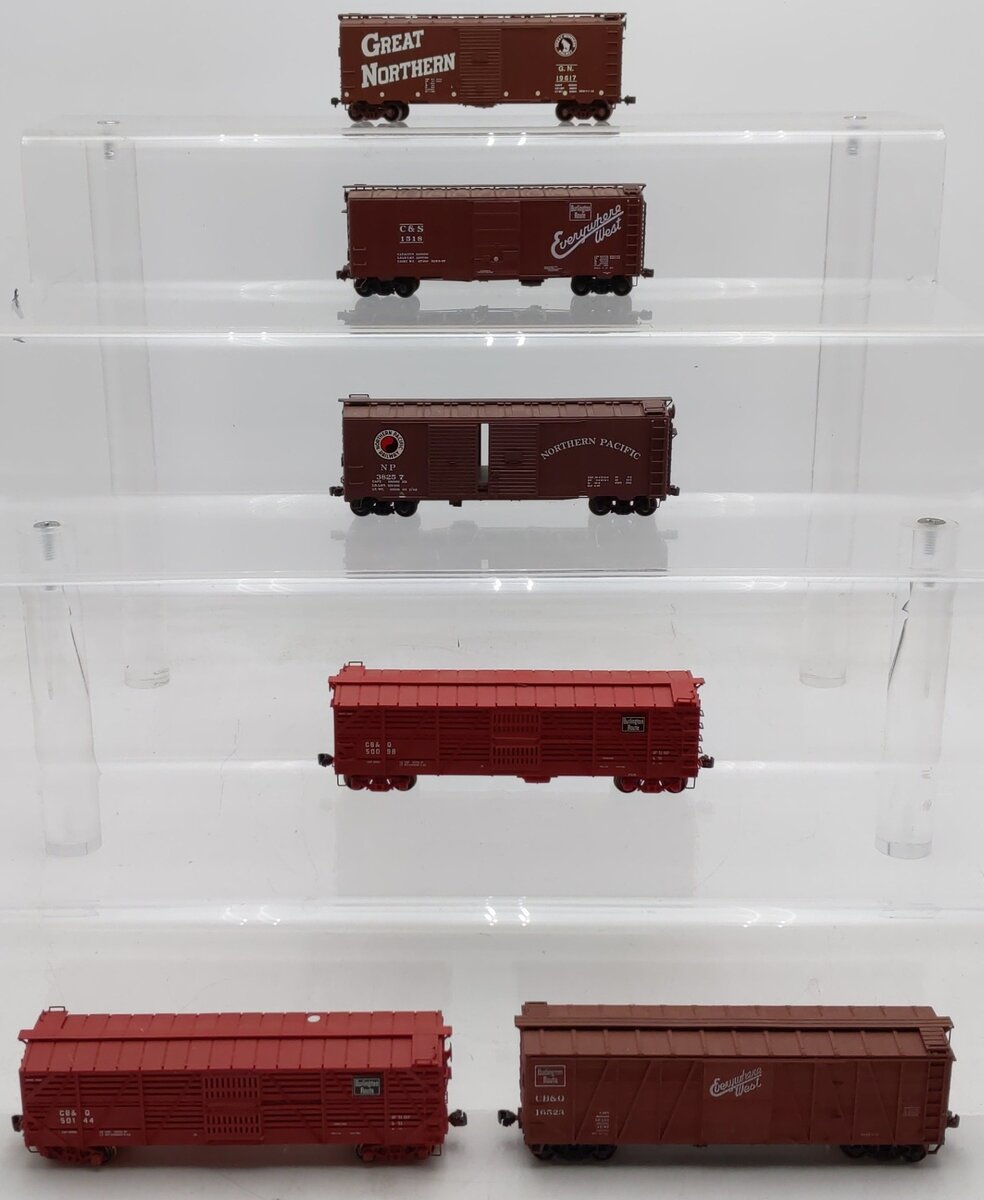 Proto 2000/Athearn/Other HO Freight Cars #19617,1518,38257,16523,50098,50144 [6] VG