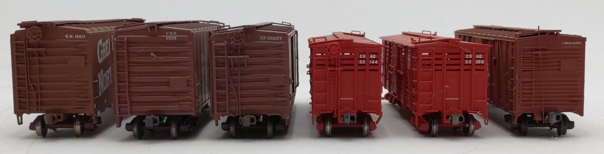Proto 2000/Athearn/Other HO Freight Cars #19617,1518,38257,16523,50098,50144 [6] VG