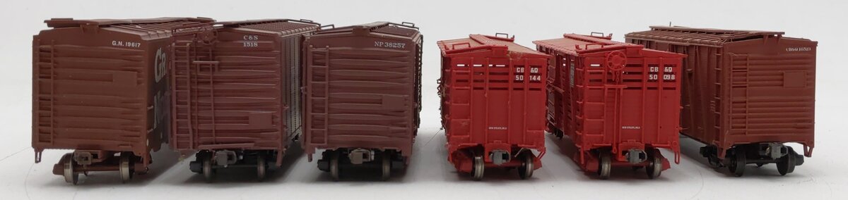 Proto 2000/Athearn/Other HO Freight Cars #19617,1518,38257,16523,50098,50144 [6] VG