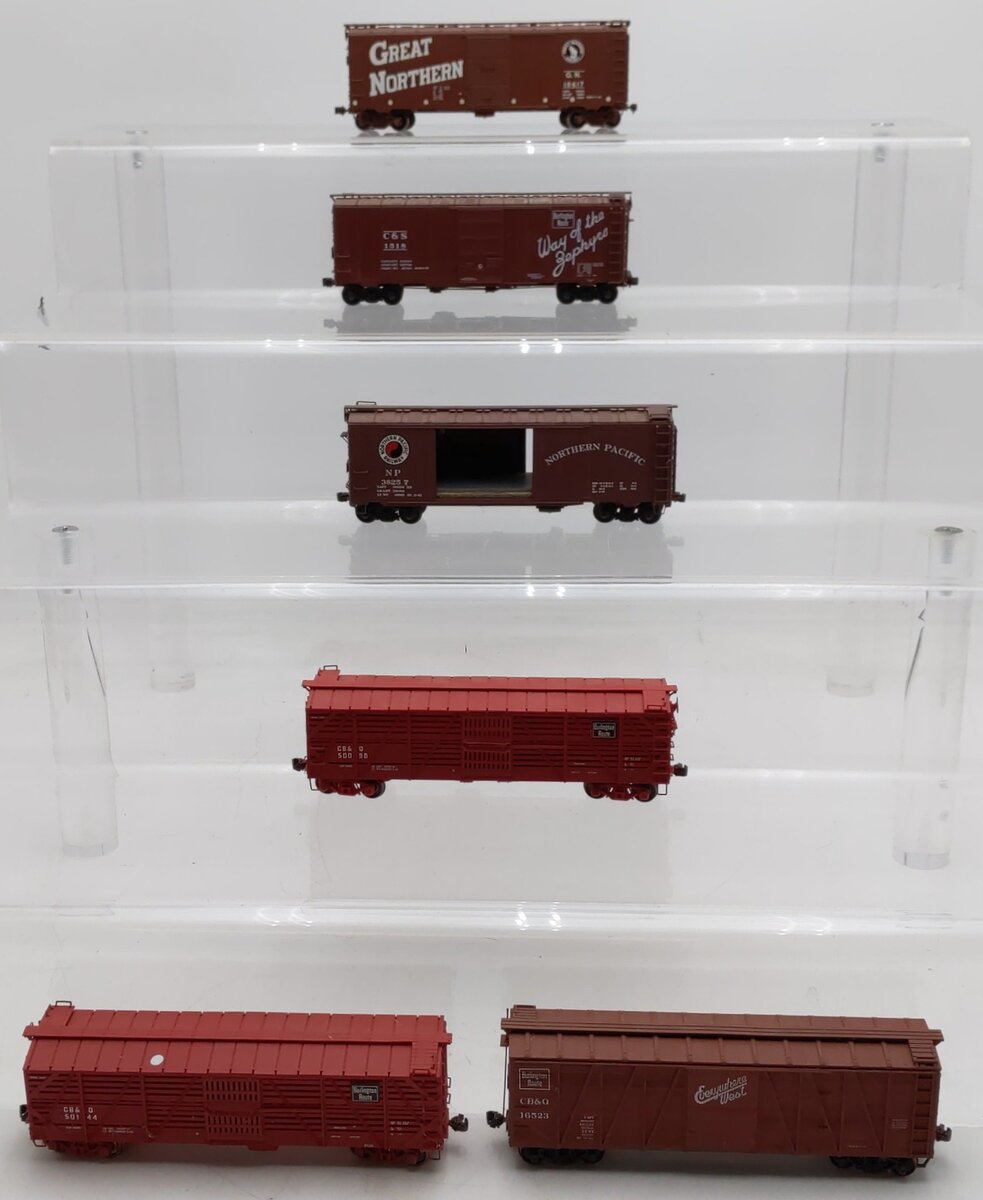 Proto 2000/Athearn/Other HO Freight Cars #19617,1518,38257,16523,50098,50144 [6] VG