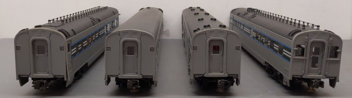 Golden Gate Depot O 1938 20th Century Limited Aluminum 4 Car Passenger Set A EX/Box