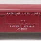 American Flyer 918 Vintage S AFL REA Operating Mail Pick-up Car EX/Box