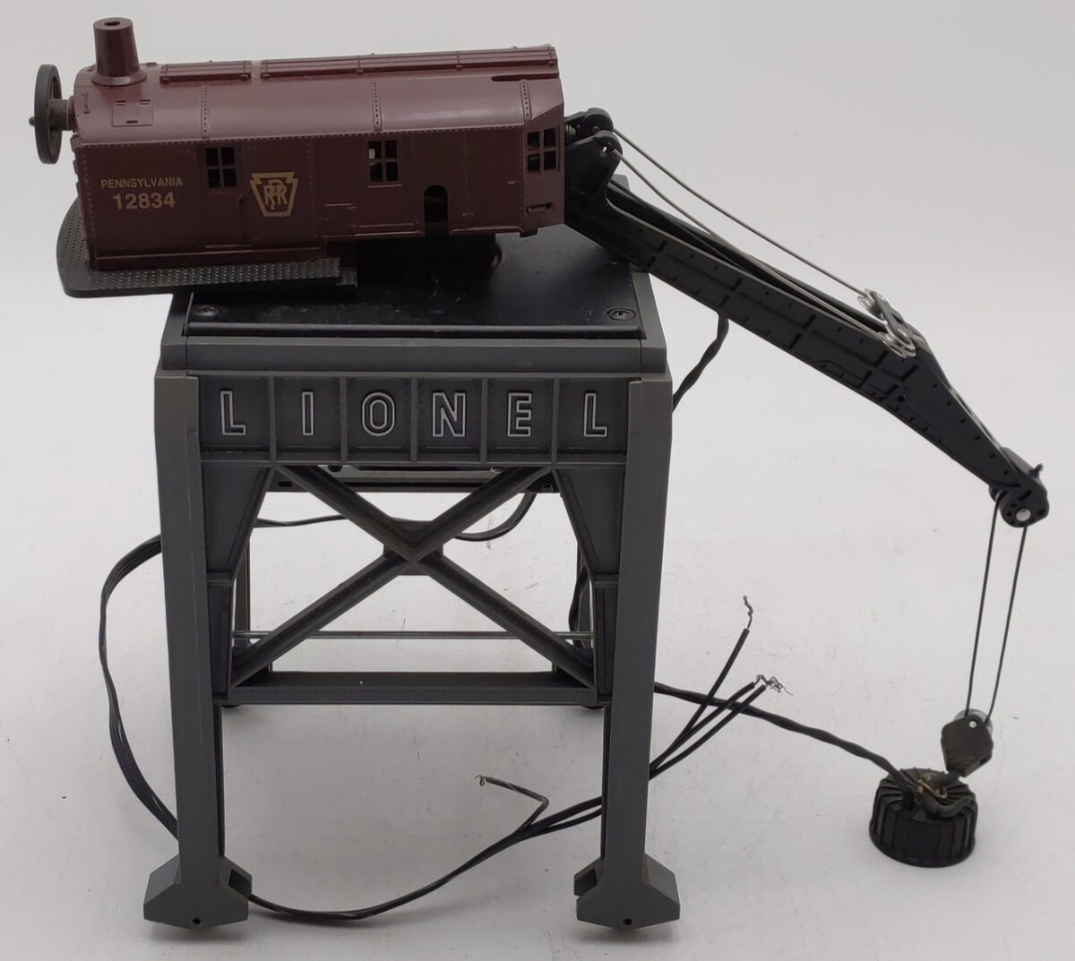 Lionel 6-12834 O Gauge Pennsylvania Railroad Gantry Crane/Box