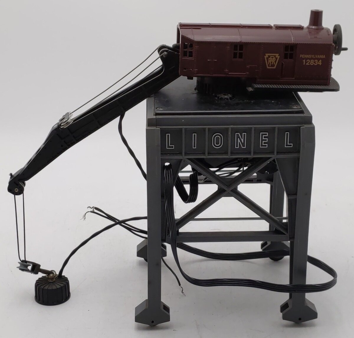 Lionel 6-12834 O Gauge Pennsylvania Railroad Gantry Crane/Box