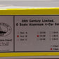 Golden Gate Depot 1938 O 20th Century Aluminum Pullman 4-Car Set B (3 Rail) EX/Box
