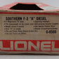 Lionel 6-8566 O Gauge Southern F-3 A Diesel Locomotive #8566 VG/Box
