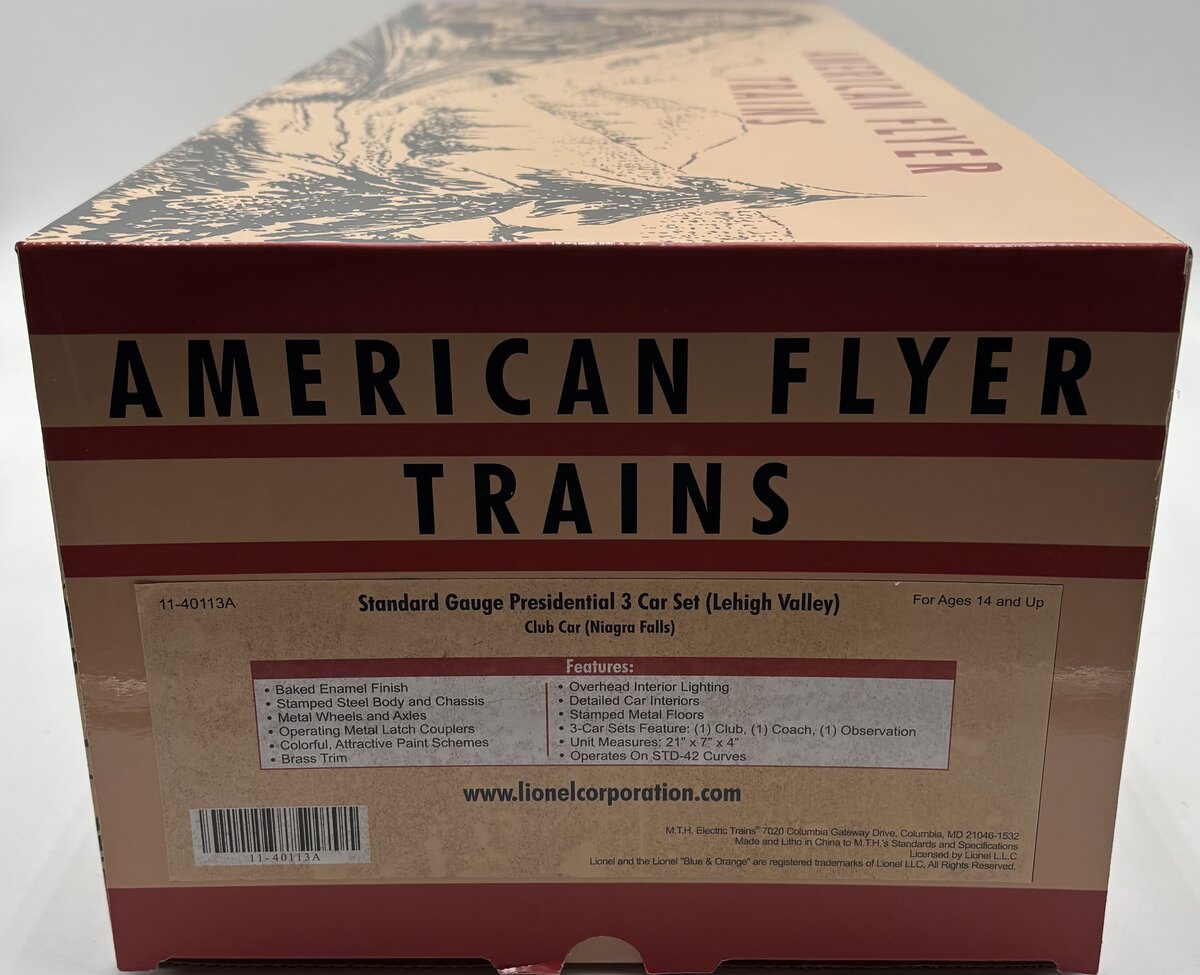 Lionel 11-40113A Std. Gauge Lehigh Valley 