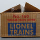 Lionel 760 Vintage O O72 Tubular Curved Track Sections (Box of 16) VG/Box